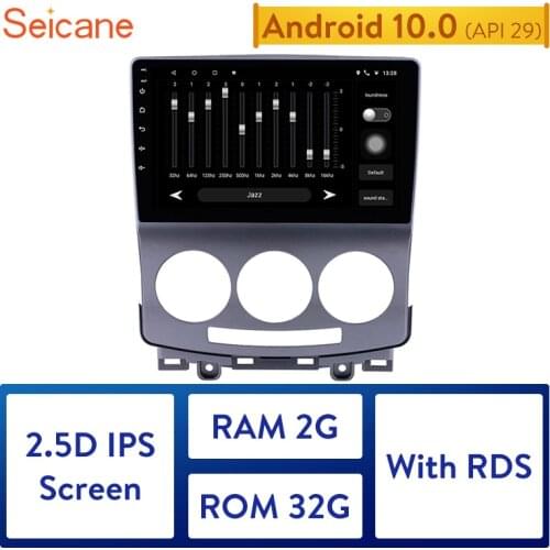 Seicane 9 inch Android 10.0 RAM 2GB ROM 32GB For 2005 2006 2007 2008 2009 2010 Old Mazda 5 Car GPS Radio Stereo Head Unit Player