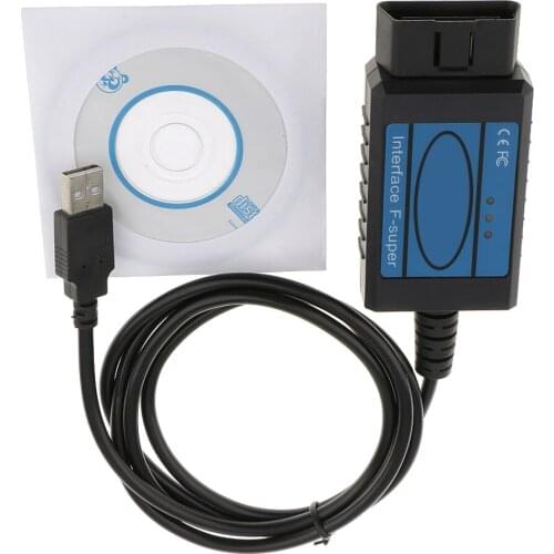 Car Code Reader OBD2 Diagnostic Scan Tool Scanner EOBD USB Adapter for Fiat