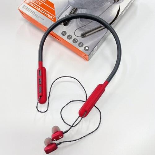 Bluetooth Neckband Earphone Wireless Stereo Sports Magnetic Headphones Waterproof Noise Reduction Headset Earbud TF Card Hot