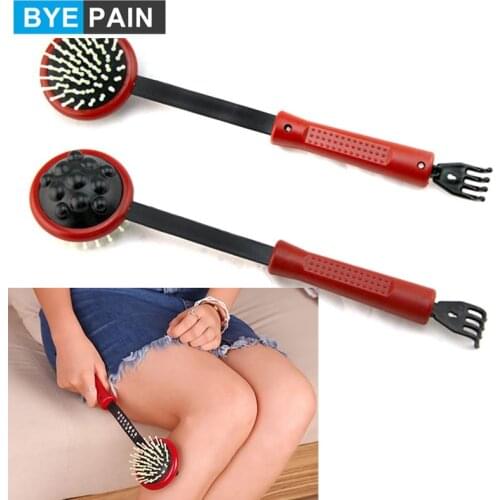 BYEPAIN Body Massage Knock Hammer Stress Release Comb Massager Neck Arm Back Scratcher Relaxing Health Care
