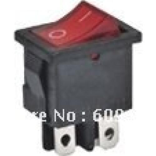 KCD1-104N KCD1-104 Snap-in OFF-ON boat switch,rocker switch,4 pins,6A 250VAC with/without light