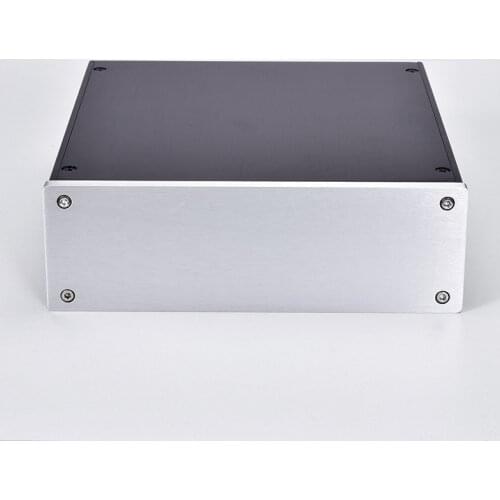 D-2207 DIY full Aluminum AMP Enclosure PSU box headphone Case Power black Amplifier Chassis