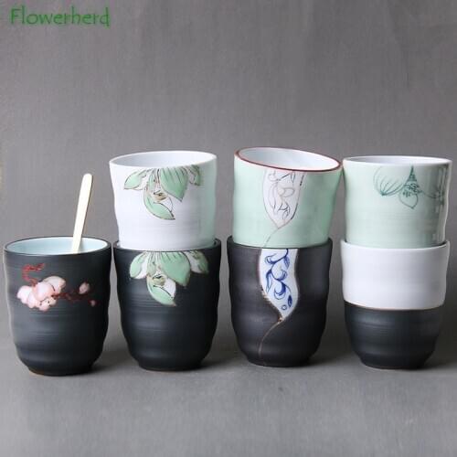Ceramic Porcelain Tea Cup Coffee Cup Lotus Tea Set Teaware Kung Fu Tea Set Tea Cup Set