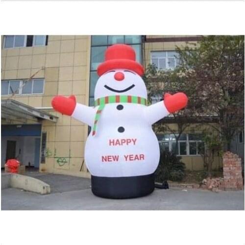 Lovely Giant Outdoor Christmas Inflatable Snowman for Christmas Decoration 3M Top Quality