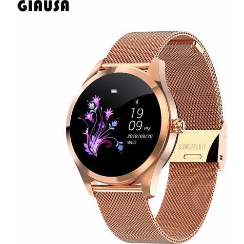 Hot KW10 Fashion Smart Watch Women Lovely Bracelet Heart Rate Monitor Sleep Monitoring Smartwatch connect IOS Android PK S3 band