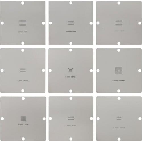 90*90 Memory BGA Stencil Reballing Tool Kit For RAM DDR2 DDR3 DDR4 DDR5 DDR2-3