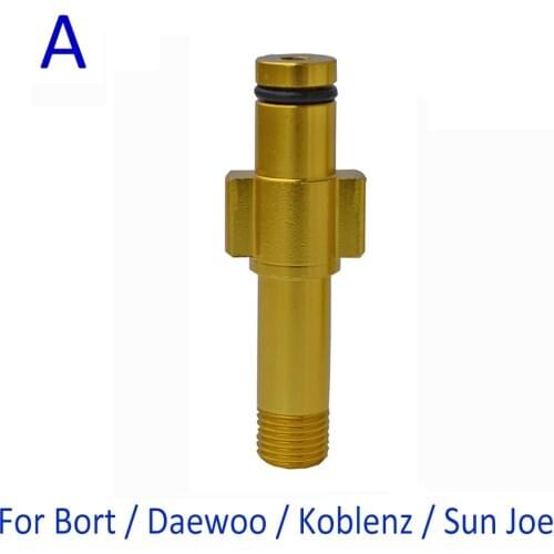 Snow Foam Lance Adapter Foam Cannon Adapter Foam Gun Nozzle Connector for Sun Joe Koblenz Daewoo Bort Pressure Washer