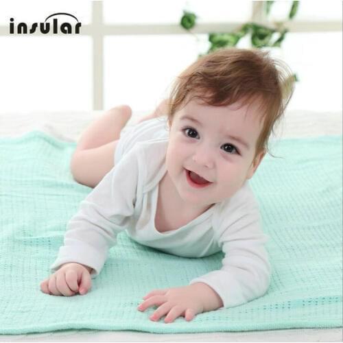 NEW Genuine Muslin Baby Blanket Baby Swaddle 100% Cotton 70*90CM Envelope Wrap Newborn Super Soft Kids Bedding Diaper SU1005