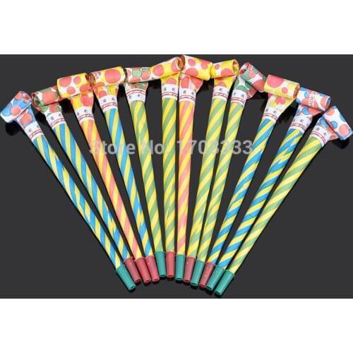 Wholesale 3000pcs Blowout Kids Birthday Party Supplies Dots Whistle Colorful Blowing Dragon Blowout Christmas decoration YRC-S46