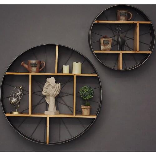 Retro industrial wind wall shelving restaurant wall decoration wall decoration pendant