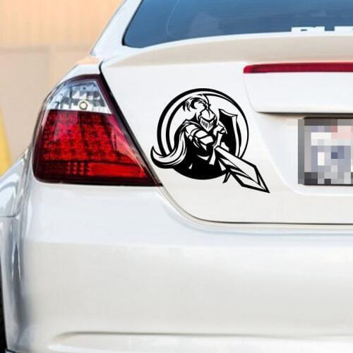 Knight Warrior Medieval Dragon Slayer Sword Car Truck Window Vinyl Decal Sticker