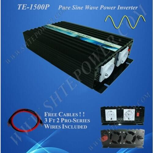 1.5KW Solar Inverter with Good Price, Pure Sine Wave Output Waveform, DC 12V to AC 220V, Factory Direct Sale