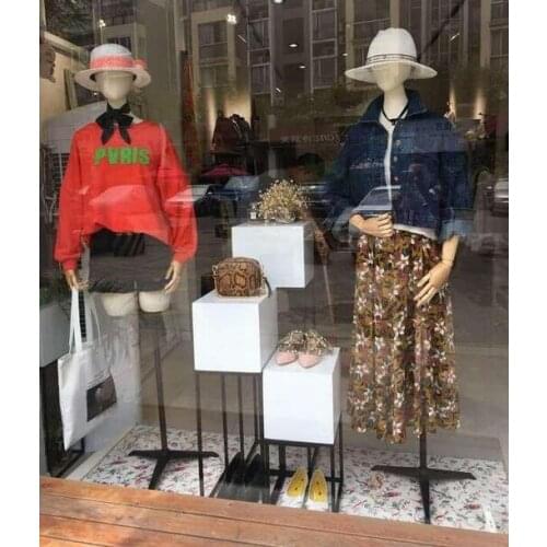 Clothing shop bag display rack shoe shop shelf window props decoration shelf display rack