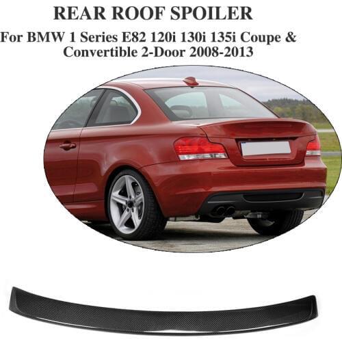 Carbon Fiber Rear Roof Window Spoiler Wing For BMW 1 Series E82 120i 130i 135i Coupe & Convertible 2-Door 2008-2013