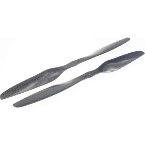 1 Pair 15x5.5 3K Carbon Fiber Propeller CW CCW 1555 CF Props For S800 Hexacopter Quad Octa Multi copter Drone Props + FS