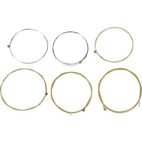 2 Set 6 Metal Strings for Acoustic Guitar 1 Meter 1M New