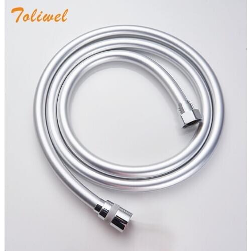 58" 1.5M Long High Quality PVC Flexible Shower Hose Bathroom Pipe