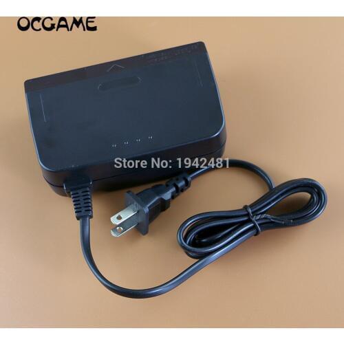 OCGAME 8pcs/lot Black AC100-245V DC Power Supply Adapter Charger EU /US Plug Wall Charger For N64 Console
