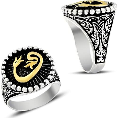 925 Silver Elegant Desing Traditional Men Rings