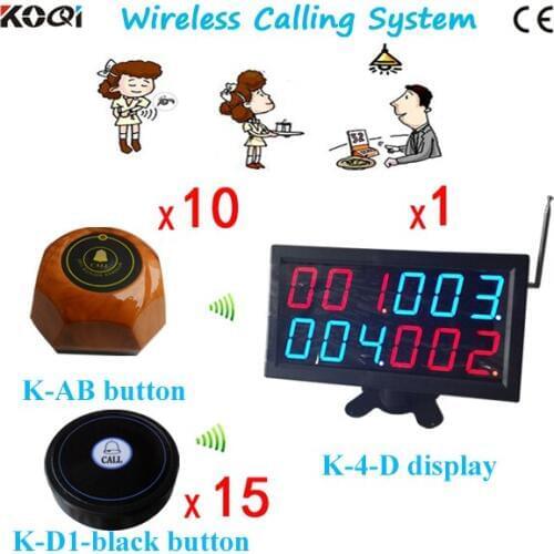 Made in China Wireless Waiter Call System Restaurant Numbers For Restaurant Tables