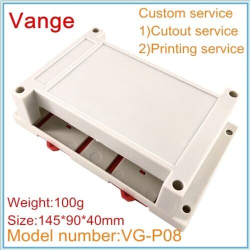 1pcs/lot industrial control PLC control project box 145*90*40mm ABS plastic enclosures diy case for electrical module