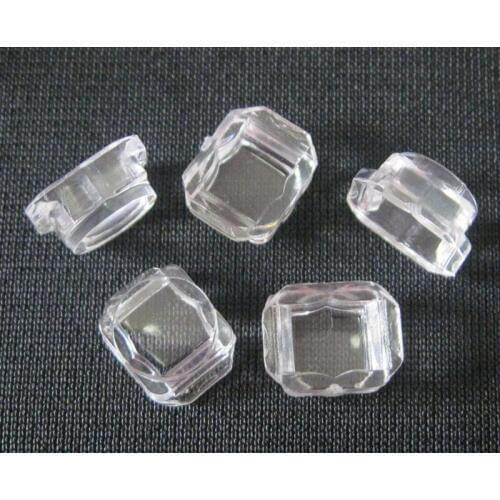 DJUY-10 High quality 5050 Led Lens, Size: 10X10mm, Height: 4.5mm, Angle: 180 deg, Suitable for: 5050 Light source, PMMA