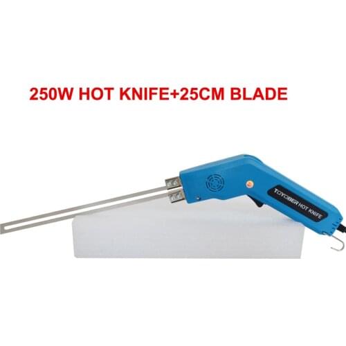 TOYOBER 250W 250mm High Quality Foam Cutting Machine XPS Heat Cutting Tool Electric Knife Foam Cutter Knife