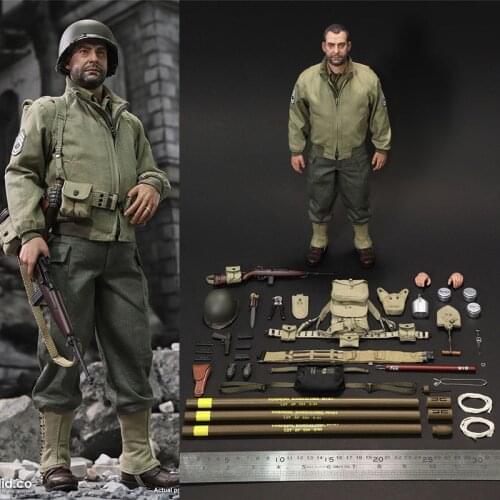 DID A80150 1/6 WWII US Rangers Sergeant Horvath Model 12'' Male Soldier Action Figure Full Set Toys for Collection