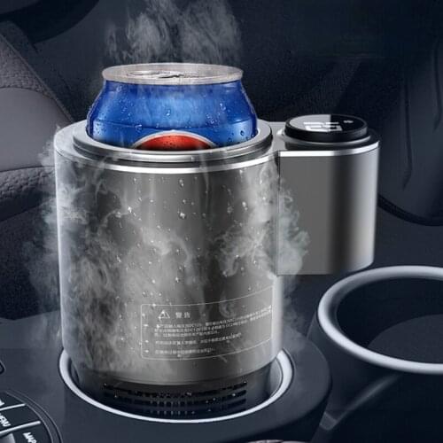 GY Car Intelligent Fast Refrigeration Cup Dual Use in Car and Home Chilling Heating Cup Heating Water Boiling Cup
