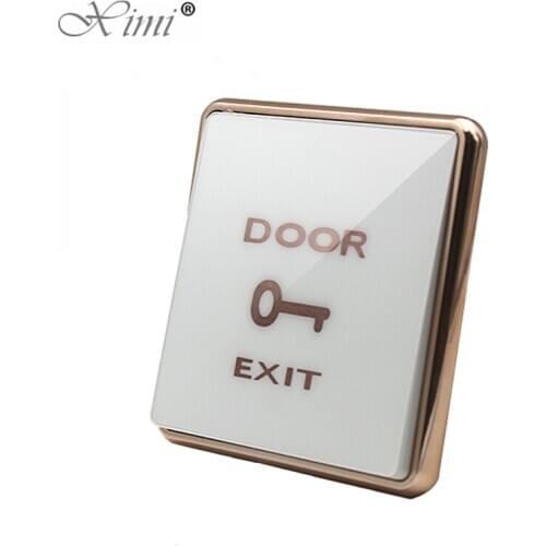 Door Exit Button for access control systemc Electronic Door Lock NC NO COM lock Sensor Switches accessPlexiglass panel push