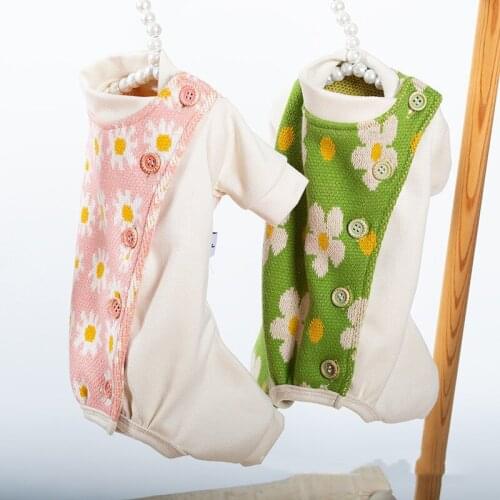 Small Dog Jumpsuit Winter Pet Outfit Apparel Puppy Costumes Cat Chihuahua Yorkshire Poodle Pomeranian Bichon Schnauzer Clothing