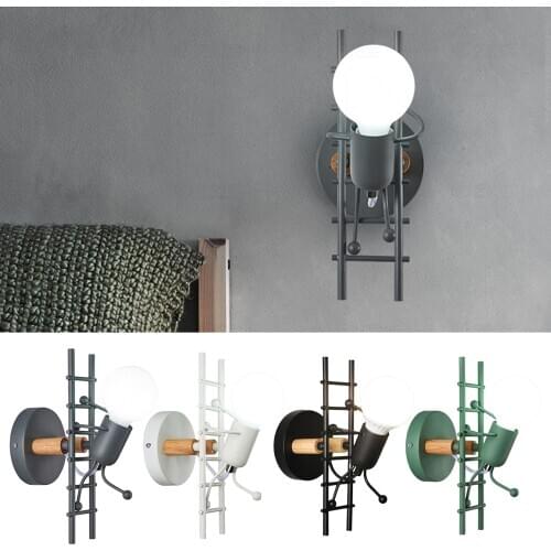 Humanoid Creative Wall Light Indoor Lamp Wall Sconce Lights Wall Lamp Sconce Club Hallway Stair Lighting Art Decor