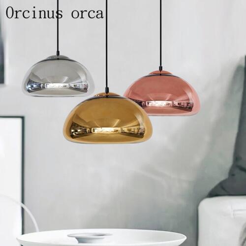 Nordic glass chandelier modern simple personality bar coffee shop Postage free