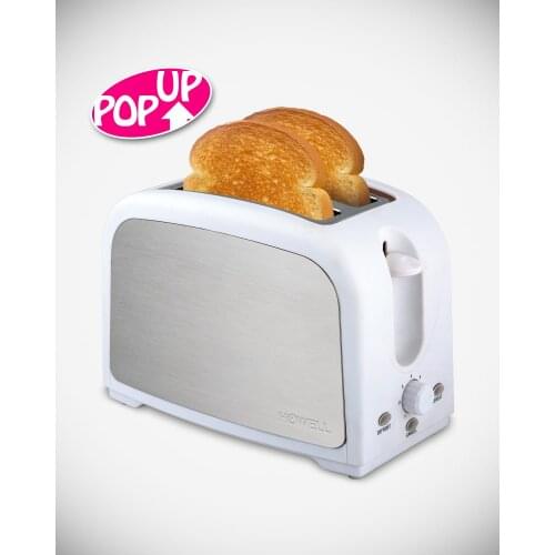 Multifunctional toaster with automatic ejection of slices, heating and defrosting function and power 750 Watt