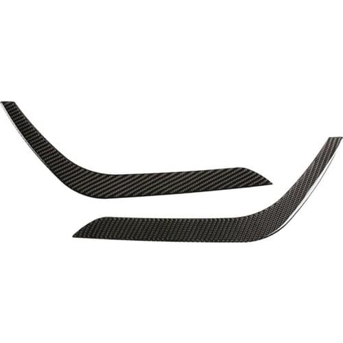 Carbon Fiber Headlight Eyebrow Cover Trim Stickers for Toyota - 2014 2015 2016 2017 2017 2018 2019 2020 2021