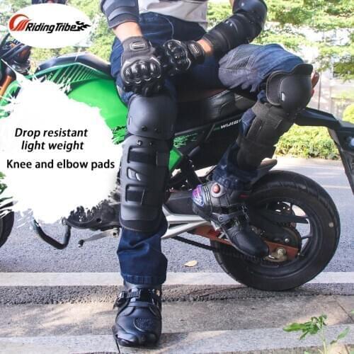 4pc/s Motorcycle Protection knee pads elbow pads Racing Protector gear Motocross skating knee protectors protective Gears