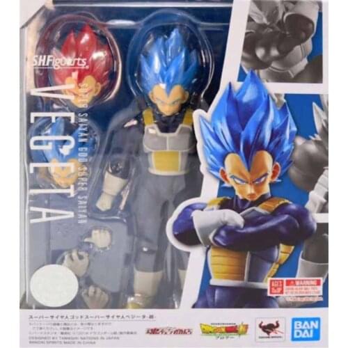 Original SHF god vegeta beget figure pvc action figure model anime toy 1/12