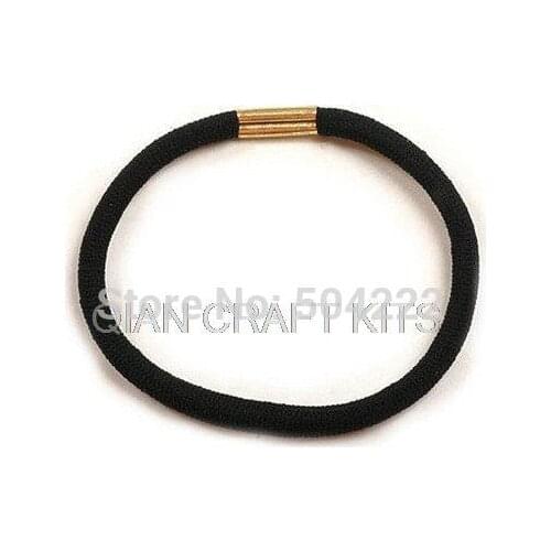 Free Shipping 300pcs black Ponytail Hair Elastic Tie Band Accessory Supply Girls Scrunchie for Kids and Adult