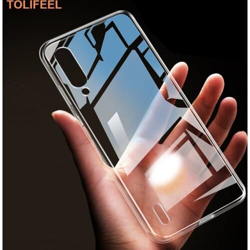 TOLIFEEL For Xiaomi Mi A3 Case Silicone Cover Slim Transparent Phone Protection Soft Shell For Xiaomi Mi A3 cc9e Back Cover