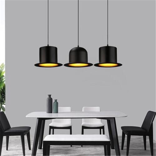 Contracted Contemporary Creative New Popular Hat Chimney Pendant Light Clothing Store Bar Decoration Lamp D225 MM Free Shipping