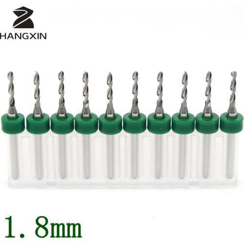 1.8mm PCB rig tool 10PCS carbide tungsten carbide nc router tool metal manual center drilling wood cutting machine
