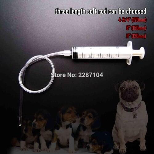 1set Soft Flexible Canine Dog Goat Sheep Bird Artificial Insemination AI Breed Feed Whelp Kid Kit Catheter 3 Length Rod