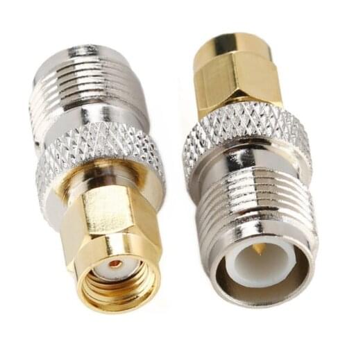 2pcs RP-SMA male To RP-TNC Female RF Coaxial adapter Connectors