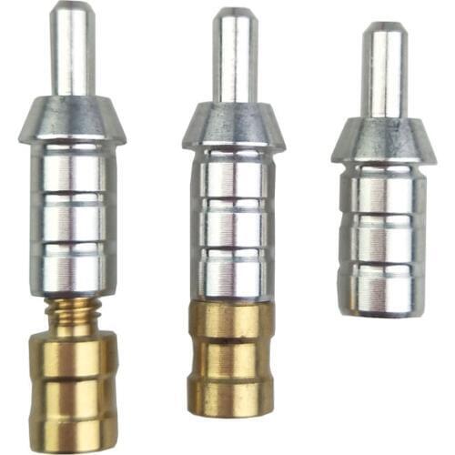 20pcs Archery Arrow Nock For ID 6.2mm Arrow Screw Pin Nock Can With Weight Balance Hunting Archery Pin Arrow darts Accessories