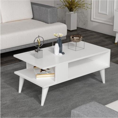 Ayca White Medium Coffee Table, Zigon, Side Table