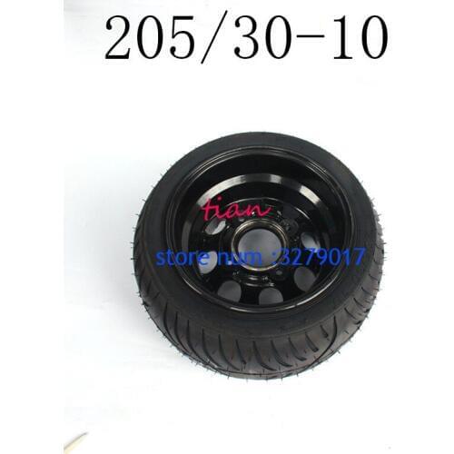 Good Reputation GO KART KARTING ATV UTV Buggy 205/30-10 Inch Wheel Tubeless Tyre Tire with Aluminum Alloy Hub