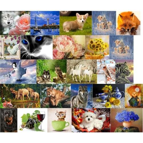 A16584 tea set fruit Needlework,For Embroidery,DIY 14CT Unprinted Arts Cross stitch kits Set Cross-Stitching Home Decor