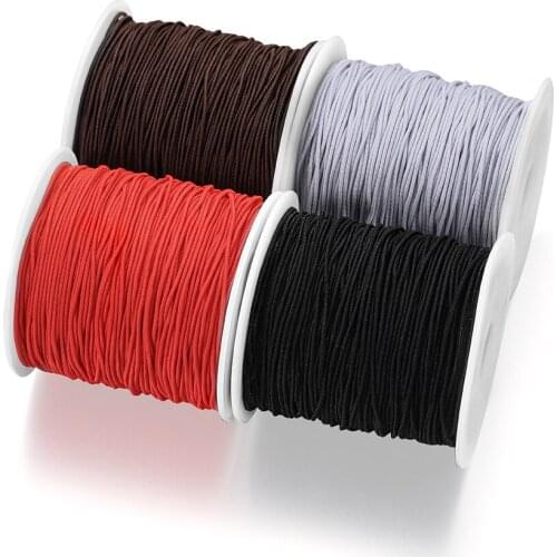 100m 0.8 1.0 mm Elastic Cord Beading Stretch Thread Cord String Rope Beads For DIY Jewelry Making Findings Beading Stretch