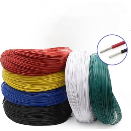 UL1430 PVC AC Electronic Wire Tinned Copper Stranded Cable High Temperature Irradiation 300V 105℃ 16 18 20 22 24 26 28AWG