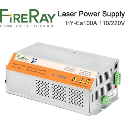 FireRay 100W HY-Es100A Es Series CO2 Laser Power Supply for CO2 Laser Engraving and Cutting Machine